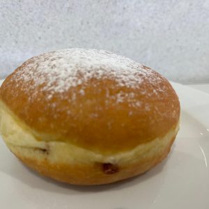 Berlina rellena de nutella