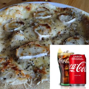 pizza + bebida