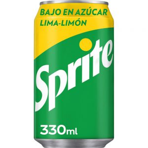 Sprite bajo en azúcar lata 330ml