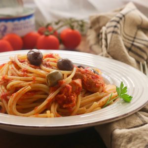 Spaghetti al tonno